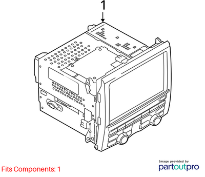 Load image into Gallery viewer, 11-15 Porsche Cayenne 970 Hybrid 4S Command Head Unit Navigation Radio OEM