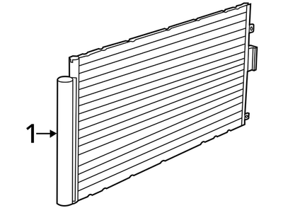 Load image into Gallery viewer, 12-19 Fiat 500 Pop Engine Cooling Radiator 55111352AA Oem
