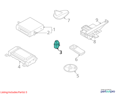 Load image into Gallery viewer, 04-09 Volvo C70 Electronics Receiver Sensor Module Unit Oem