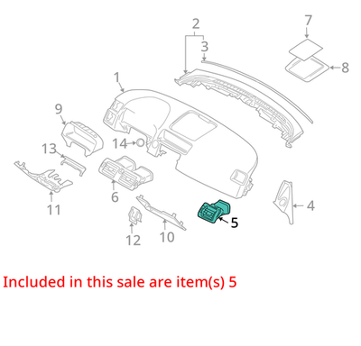 Load image into Gallery viewer, 06-13 Volvo C70 Front Right Passenger Dash Dashboard Air Vent Oem