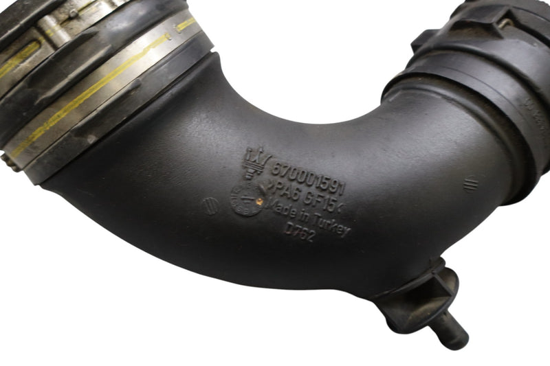 Load image into Gallery viewer, 14-17 Maserati Ghibli Left Turbo Intercooler Hose Air Duct Tube 670001591 Oem