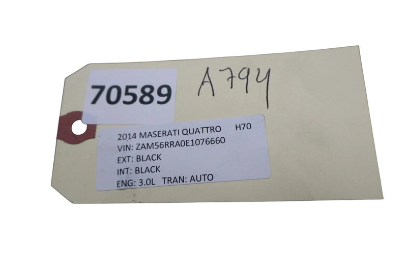 Load image into Gallery viewer, 14-17 Maserati Quattroporte Front Center Console Cover Trim Carbon 670021478 Oem