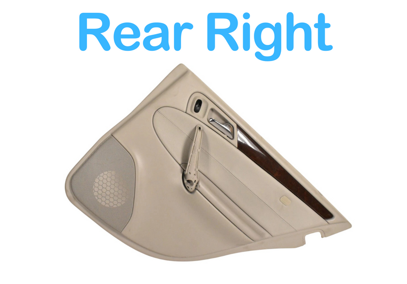 Load image into Gallery viewer, 01-04 Mercedes W203 C230 C320 Rear Right Passenger Side Interior Door Panel OEM