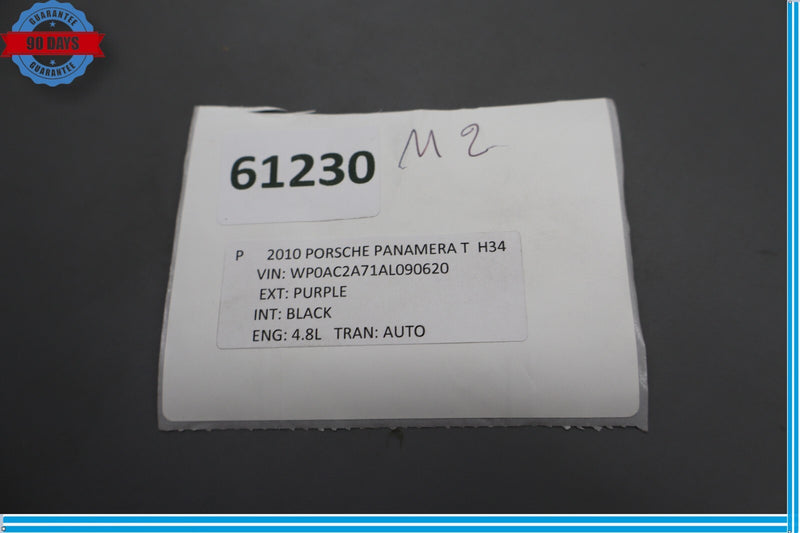 Load image into Gallery viewer, 10-16 Porsche Panamera Rear Left Side Exterior Door Handle Keyless Go Black Oem