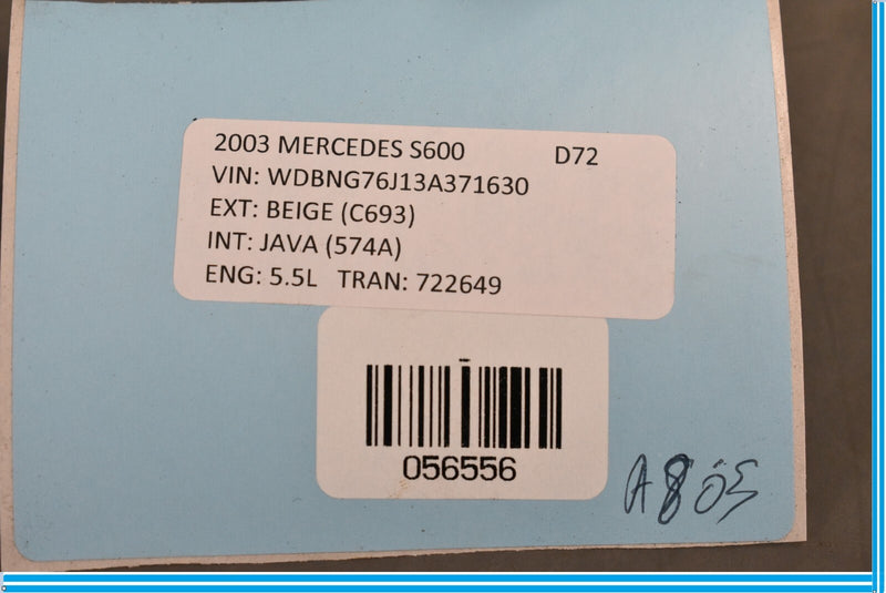 Load image into Gallery viewer, 03-06 Mercedes S500 S600 Rear Right Passenger Side Seat Belt Buckle Oem