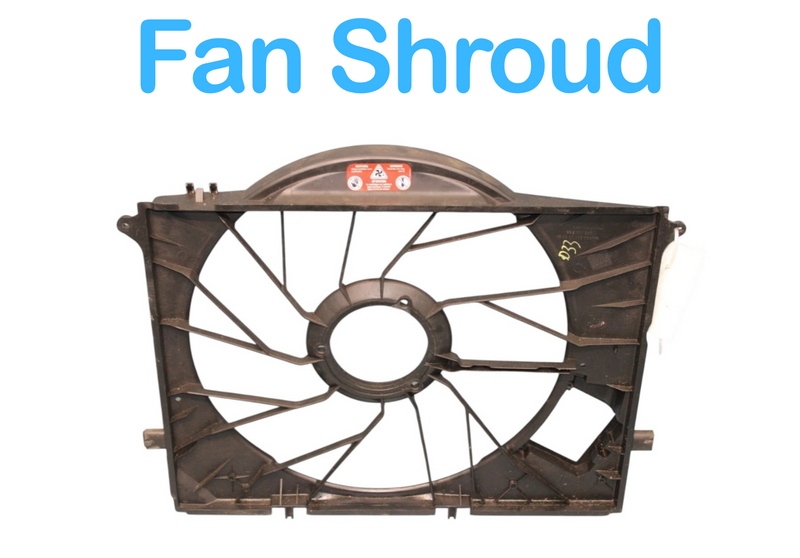 Load image into Gallery viewer, 01-12 Mercedes S600 S55 CL63 E63 E550 Engine Motor Cooling Fan Shroud Cover Oem