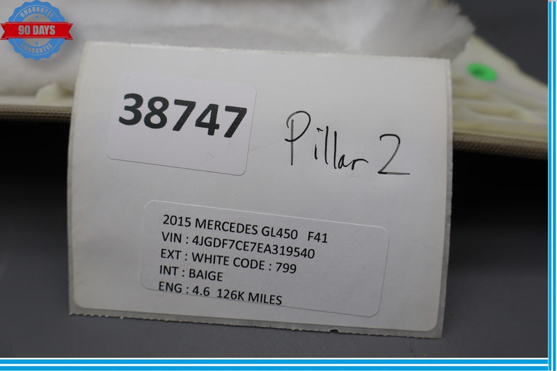 Load image into Gallery viewer, 12-19 Mercedes X166 GL450 ML350 GLS550 Front Left Driver Side A-Pillar Trim Oem