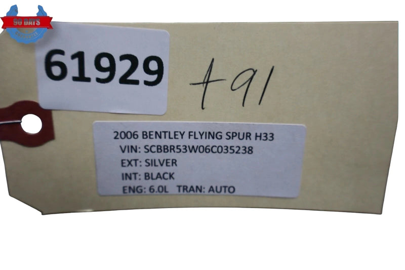 Load image into Gallery viewer, 03-12 Bentley Continental Flying Spur Right Side Trunk Under Cover Shield Oem