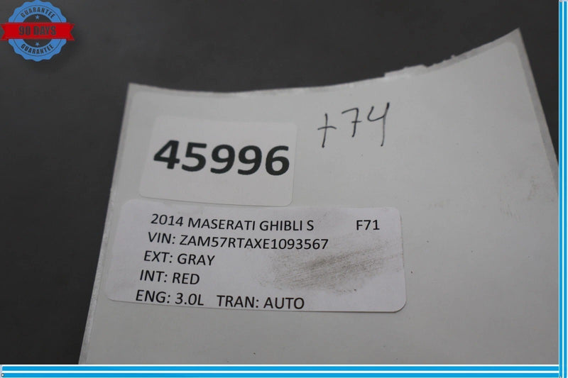 Load image into Gallery viewer, 14-19 Maserati Ghibli Front Right Passenger Side Dash Knee Panel Trim Oem