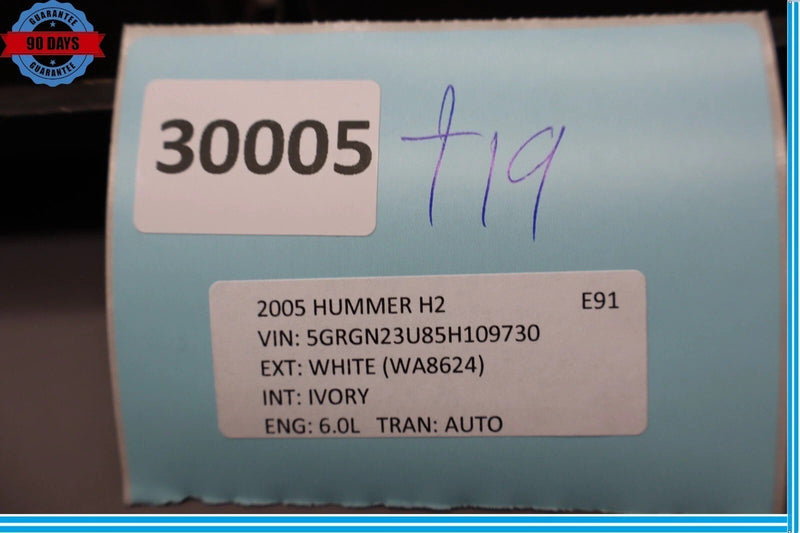 Load image into Gallery viewer, 03-09 Hummer H2 Front Left Driver Side Hood Flare Upper Cover Molding Black OEM