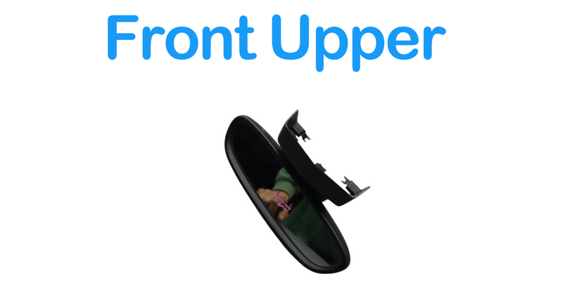 Load image into Gallery viewer, 16-22 BMW X1 F48 Front Upper Windshield Interior Rear View Mirror Glass Oem