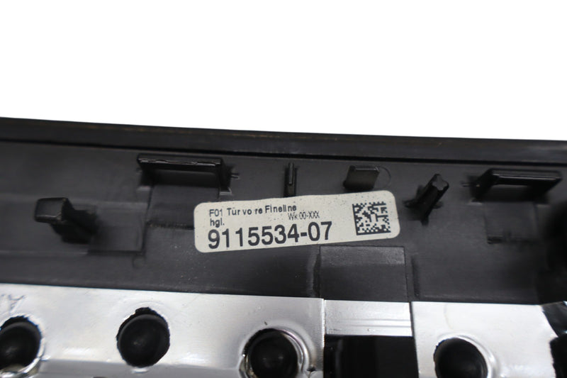 Load image into Gallery viewer, 09-15 BMW F01 750i 750Li Front Right Door Panel Wood Trim Cover Molding Oem