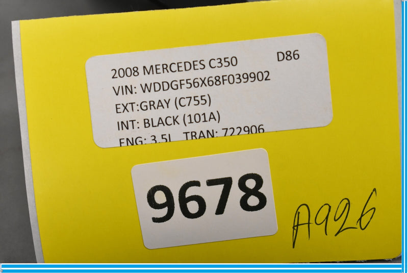 Load image into Gallery viewer, 08-14 Mercedes C300 C350 W204 Front Left Driver Lower Seat Cover Trim Panel Oem