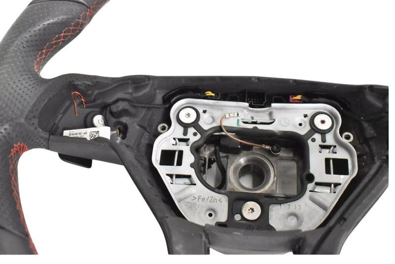 Load image into Gallery viewer, 14-18 Mercedes CLA250 W117 Steering Wheel Leather Black w/ Paddle Shifters OEM