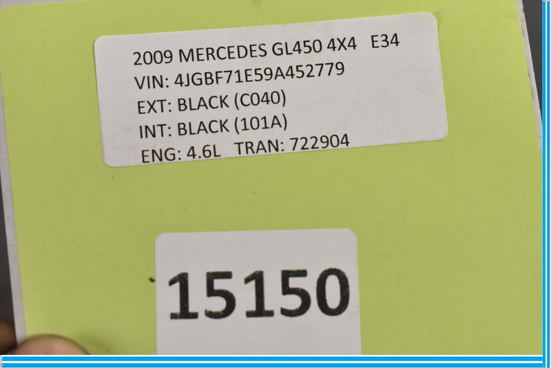Load image into Gallery viewer, 06-12 Mercedes X164 GL550 GL450 Rear Bumper Reinforcement Impact Bar Foam Oem