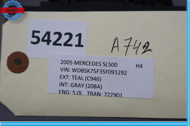 Load image into Gallery viewer, 03-12 Mercedes R230 SL550 SL55 AMG Dash Console Park Assist Switch Oem