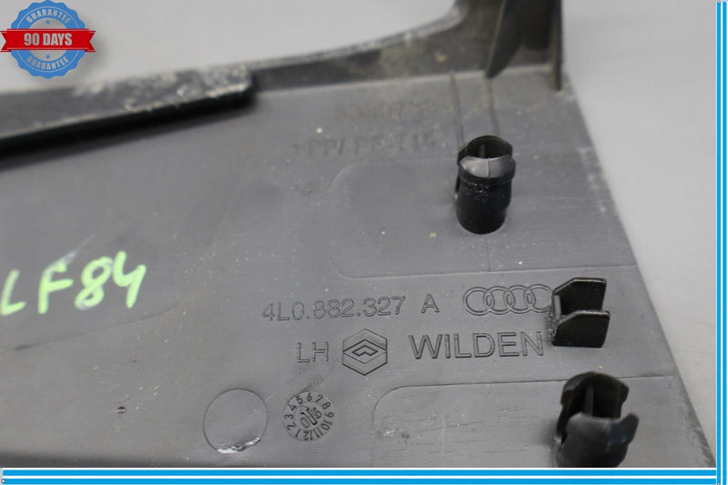 Load image into Gallery viewer, 07-15 Audi Q7 4L Front Left Driver Side Seat Belt Seatbelt Trim Cover Black Oem