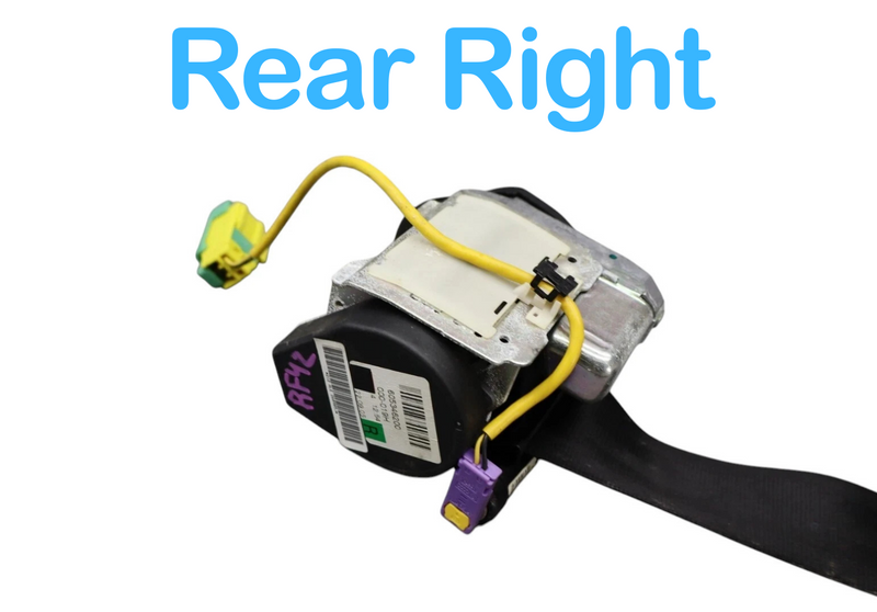 Load image into Gallery viewer, 06-13 Bentley Continental Flying Spur Rear Right Seat Belt Black 3W5857806 Oem