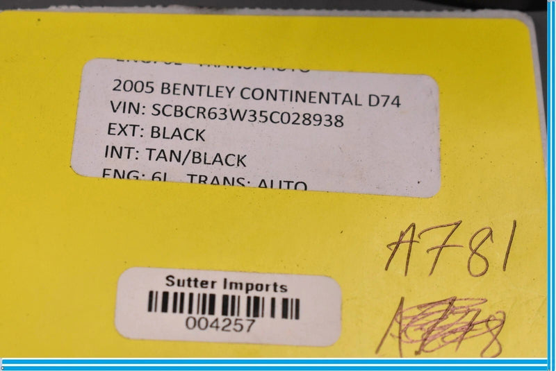 Load image into Gallery viewer, 03-12 Bentley Continental GTC Rear Left Driver Side Door Sound Speaker OEM