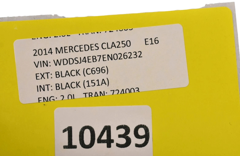 Load image into Gallery viewer, 14-19 Mercedes W117 CLA250 Front Right Passenger Side Back Seat Panel Cover Oem