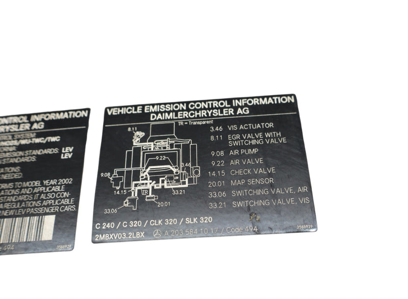 Load image into Gallery viewer, 97-03 Mercedes W208 CLK320 CLK430 Right Side Under Hood Fuse Box Cover Oem