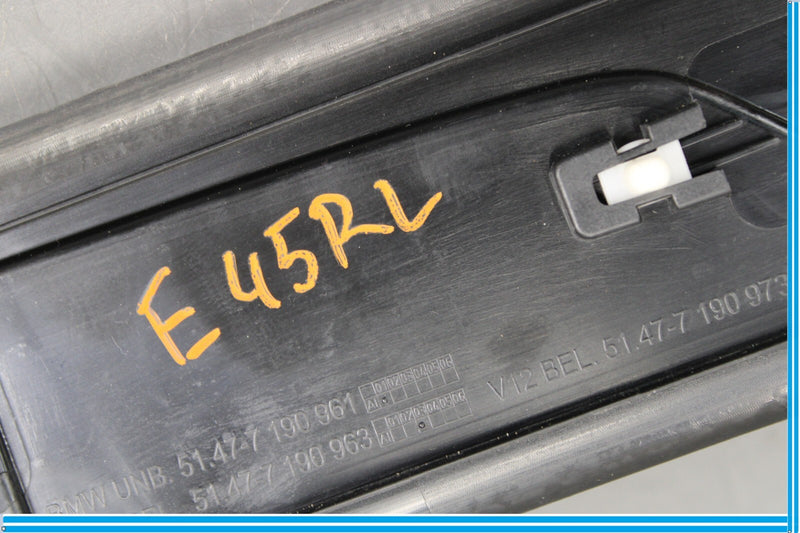 Load image into Gallery viewer, 09-15 BMW 750i 750Li F01 F02 Rear Left Door Sill Scuff Plate Trim 7181013 Oem