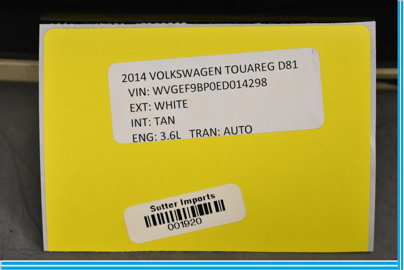 Load image into Gallery viewer, 11-18 Porsche Cayenne Front Left Driver Lower Seat Storage Box Cover Oem