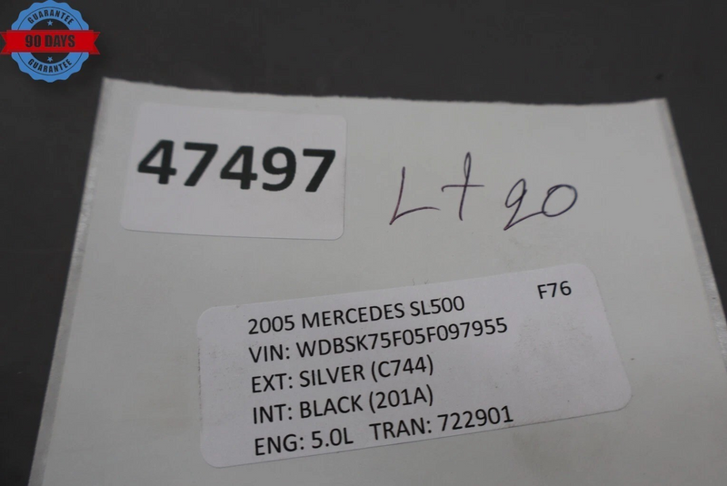 Load image into Gallery viewer, 03-06 Mercedes SL500 SL55 R230 Rear Convertible Retractable Top Cover Oem