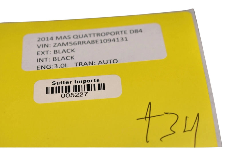 Load image into Gallery viewer, 14-17 Maserati Quattroporte M156 Front Bumper Impact Energy Absorber Foam OEM