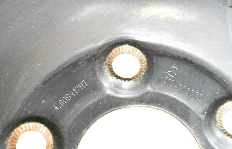 Load image into Gallery viewer, 09-13 Mercedes W212 E350 E550 Emergency Spare Tire Alloy Wheel Rim 17" OEM