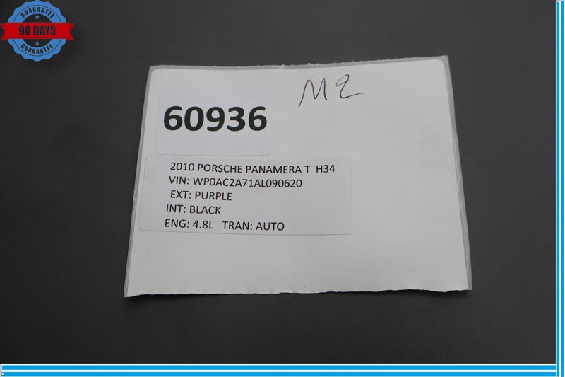 Load image into Gallery viewer, 10-16 Porsche Panamera Front Left Driver Seat Inner Recliner Cover Trim Oem