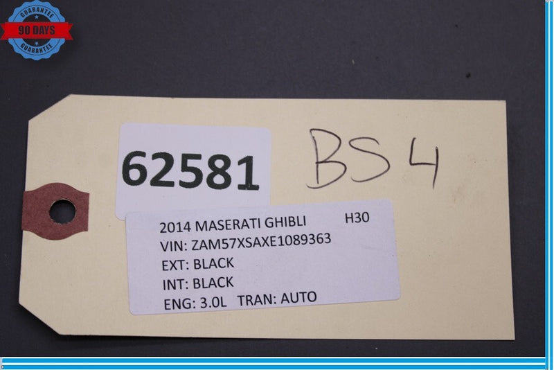 Load image into Gallery viewer, 14-17 Maserati Quattroporte M156 Rear Seat Cushion Lower Bottom Black Oem