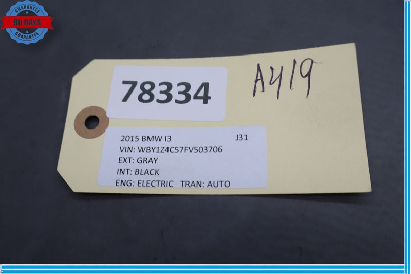 Load image into Gallery viewer, 14-21 BMW I01 i3 i3s Front Left Side Seat Backrest Release Trim 7304227 Oem