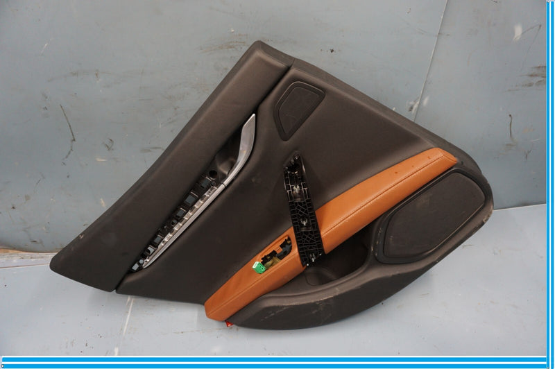 Load image into Gallery viewer, 14-22 Maserati Ghibli Rear Left Driver Side Interior Door Panel Oem