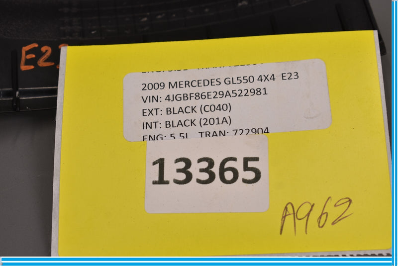 Load image into Gallery viewer, 06-12 Mercedes W164 GL550 GL450 Center Console Trim Cover Panel Black Oem