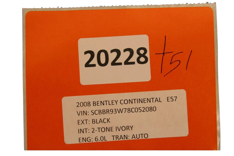 Load image into Gallery viewer, 06-12 Bentley Continental Rear Right Passenger Side Door Trim Inset Support OEM