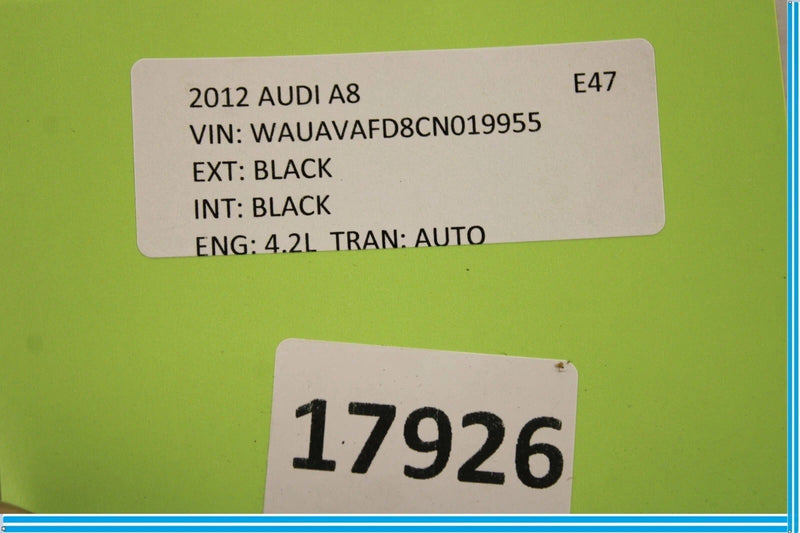 Load image into Gallery viewer, 11-17 Audi A8 A8L Quattro Trunk Mat Carpet Spare Cover Trim 4H0863463 Oem