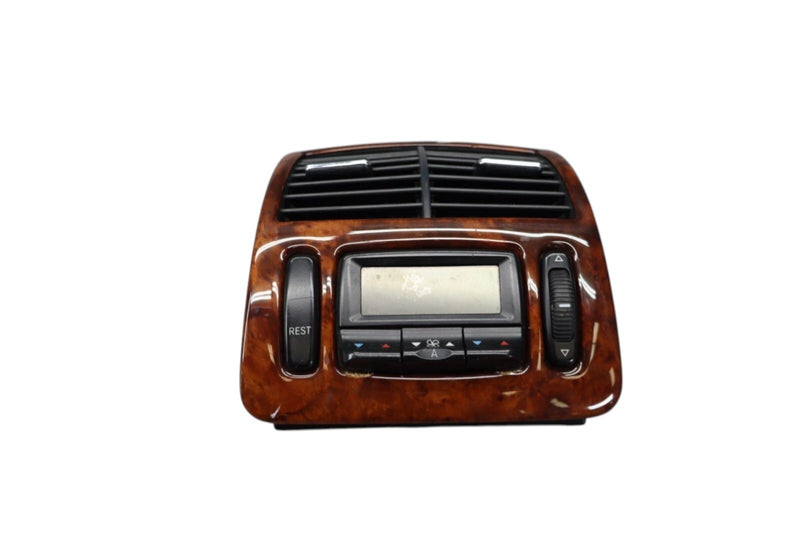 Load image into Gallery viewer, 00-06 Mercedes W220 S430 S55 AMG Rear Center Console A/C Air Vent Trim Wood OEM