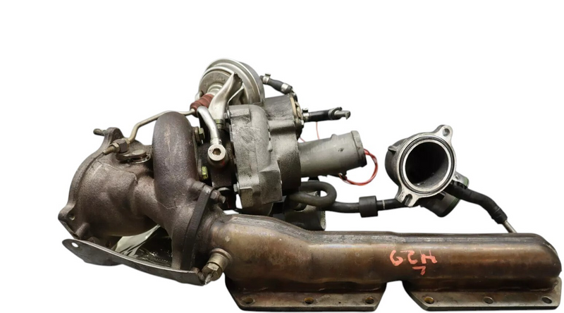 Load image into Gallery viewer, 03-08 Bentley Continental GTC GT 6.0L Left Side Turbocharger Turbo Manifold OEM