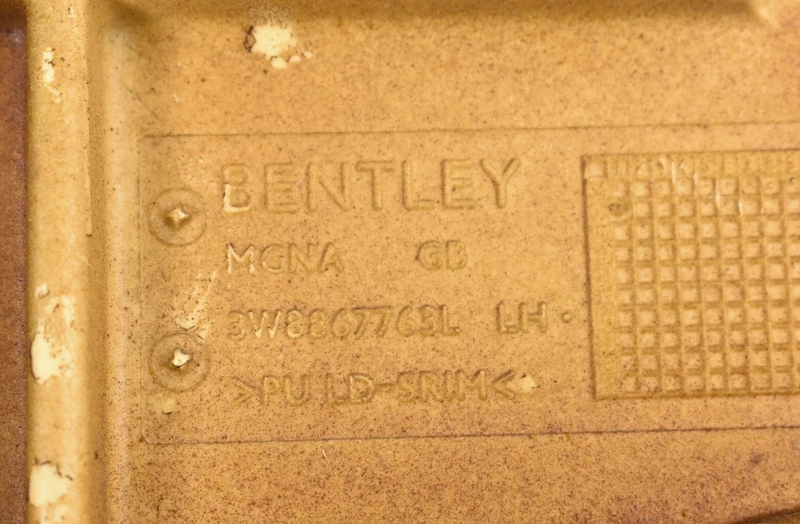 Load image into Gallery viewer, 03-10 Bentley Continental GT Coupe Rear Left Interior Shelf Cover 3W8867763L Oem