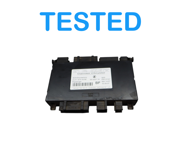 Load image into Gallery viewer, 03-12 Mercedes W219 CLS550 E320 ML500 E350 Right Side Seat Control Module Oem