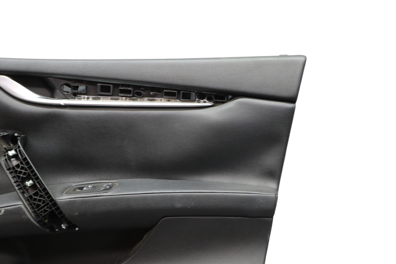 Load image into Gallery viewer, 14-17 Maserati Ghibli Front Right Side Interior Door Panel Trim Cover Black Oem