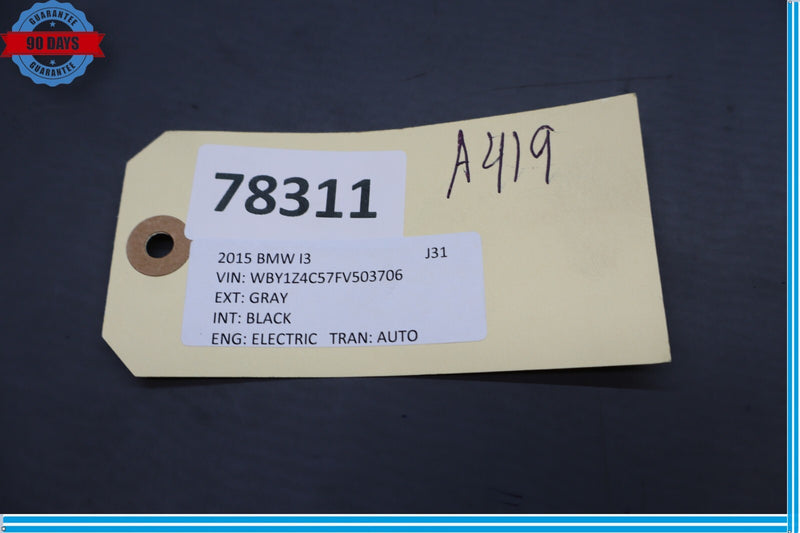Load image into Gallery viewer, 14-21 BMW I01 i3 i3s Rear Left Trunk Tailgate Cover Plastic Trim Panel Black Oem