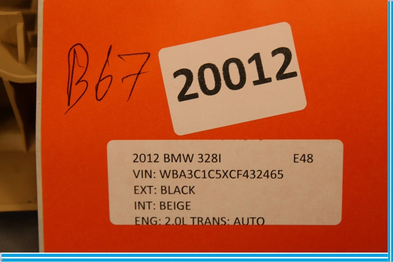 Load image into Gallery viewer, 12-18 BMW 320i 328i 335i Rear Center Console Air Vent With Trim Panel OEM