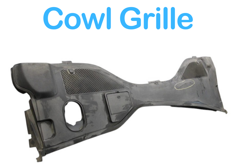 Load image into Gallery viewer, 12-18 Audi A6 Front Windshield Wiper Cowl Grille Cover Panel Black 4G8819447 Oem