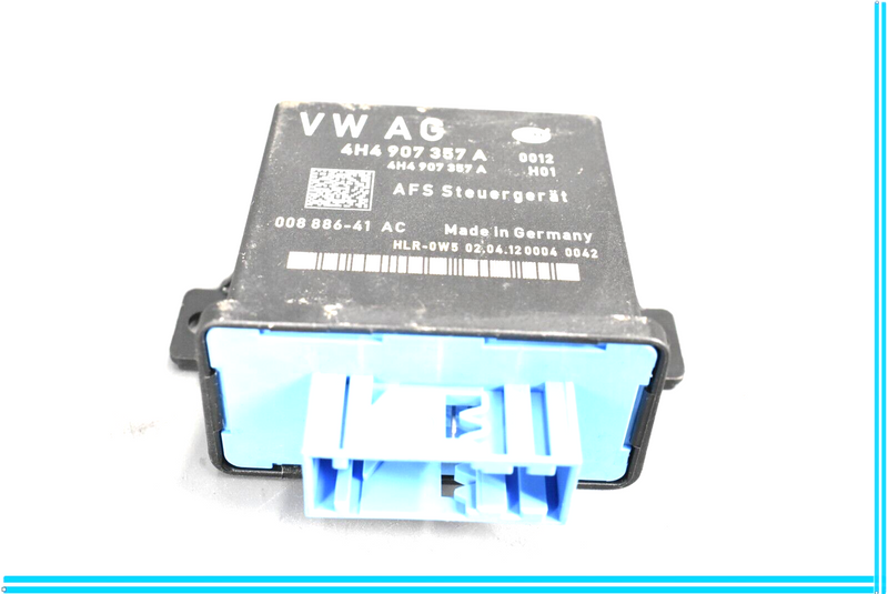 Load image into Gallery viewer, 11-13 Audi A8 Quattro Headlight Level Control Module Unit 4H4907357A Oem