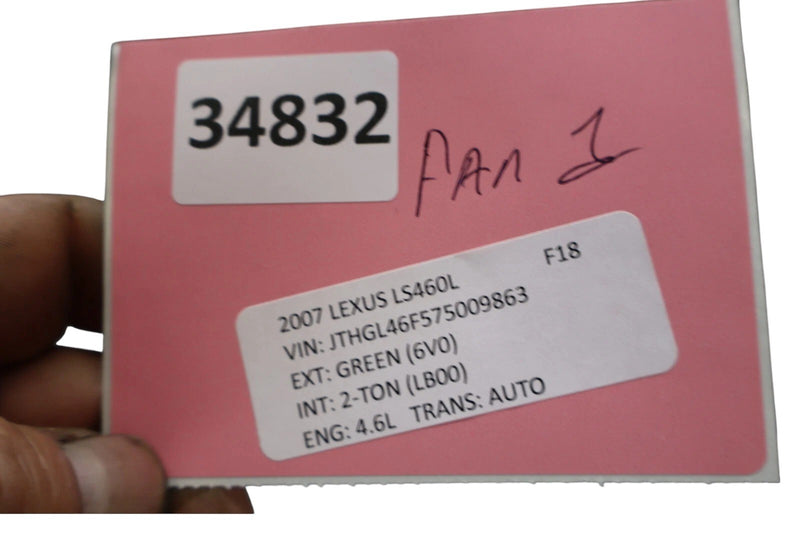 Load image into Gallery viewer, 07-17 Lexus USF40 LS460 Radiator Cooling Fan Motor Assembly 8925730070 OEM