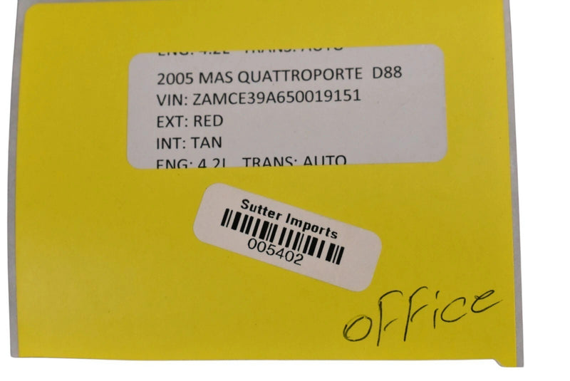 Load image into Gallery viewer, 03-13 Maserati Quattroporte Rear Back Window Sun Shade Blind W/ Motor OEM