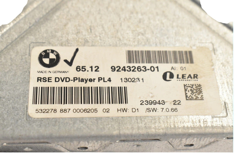 Load image into Gallery viewer, 07-14 BMW X5 X6 Entertainment System DVD Player Unit 65129243263 Oem