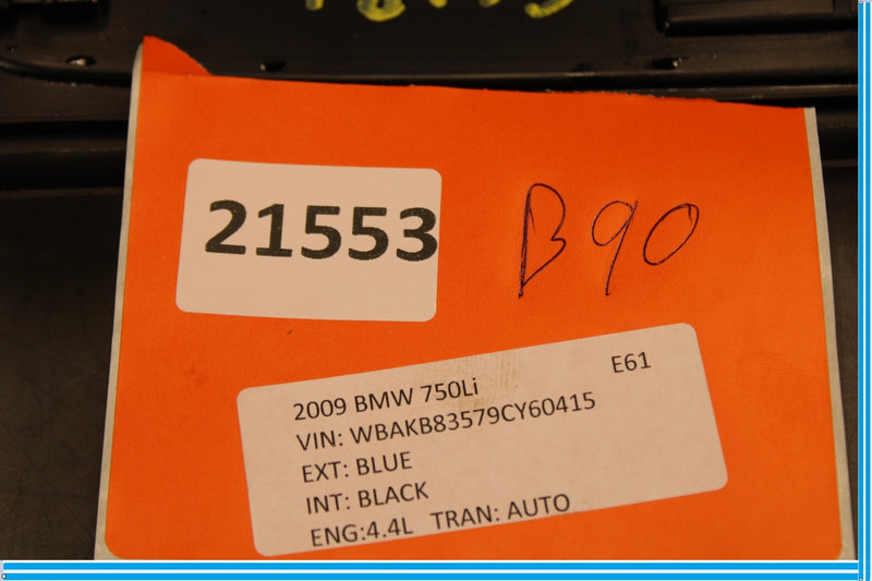 Load image into Gallery viewer, 09-15 BMW 750i 750Li F01 F02 Rear Left Door Sill Scuff Plate Trim 7181013 Oem